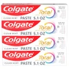 Colgate Total Active Prevention Clean Mint Toothpaste Anticavity Fluoride Toothpaste Clinically Proven Formula That Fights Plaque Bacteria Mint 4 Pack 5.1 Oz