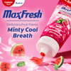Colgate Max Fresh Anticavity Fluoride Toothpaste With Breath Strips 3 Pack Watermelon Blast With Mint Fresh Breath Toothpaste Pack Helps Fight Cavities And Freshens Breath 4.5 Oz