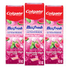 Colgate Max Fresh Anticavity Fluoride Toothpaste With Breath Strips 3 Pack Watermelon Blast With Mint Fresh Breath Toothpaste Pack Helps Fight Cavities And Freshens Breath 4.5 Oz