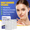 Dermfree Wart Treatment Patches With 1 Salicylic Acid Thin Waterproof Hydrocolloid Stickers For Hands & Feet Discreet Protective Covers 144 Count