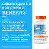 Doctor'S Best Collagen Peptides Types 1 & 3 - Collagen Supplement For Women & Men Supports Hair Skin Nails & Joint Health Includes 30 Mg Vitamin C & 2 G Protein Per Serving Non Gmo 240 Capsules