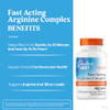 Doctor'S Best Fast Acting Arginine Complex - L Arginine Supplements For Men & Women Helps Nitric Oxide Level Blood Flow & Cardiovascular Health Support 1500 Mg Per Serving Vegan 60 Tablets
