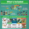 Dreamorie Animal Matching Memory Games For Dementia Patients Alzheimers Activities Kit W/ 36 Realistic Animal Figures & 54 Cards Fun Brain Training Product & Meaningful For Seniors And Elderly