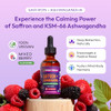 Drops Of Nature Ashwagandha And Saffron Supplement Contains Ksm 66 And Saffron Extract Vegan Gluten-Free Gmo-Free Daily Herbal Ashwagandha Supplement To Support Focus Clarity & Relaxation (Mixed Berry 60Ml)