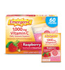 Emergen-C 1000Mg Vitamin C Powder With Antioxidants B Vitamins And Electrolytes Vitamin C Supplements For Immune Support Caffeine Free Drink Mix Raspberry Flavor - 60 Count/2 Month Supply