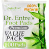 Entrefeet Dr. Entre'S Value Pack Foot Pads Premium Value Pads To Feel Better Sleep Better & Relieve Stress 100 Pack Of Effective & Natural Foot Patches