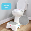 Fisher-Price Toddler Step Stool Non-Slip Textured Top Wide Stable Base Lightweight Potty Training Boost For Kids Bathroom & Sink Stool For Toddlers