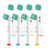 Genkent 8 Pack Replacement Toothbrush Heads Compatible With Oral B Braun Pro 1000/500/1500/3000/5000/6000 Cross Action Head
