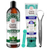Gurunanda Ayurvedic Smile Essentials Oil Pulling With Coconut & Peppermint & Sls-Free Hydroxyapatite Toothpaste With Neem For Fresh Breath & Gum Hygine