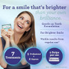 Gurunanda Coconut & Mint Oil Pulling With Tongue Scraper & Teeth Whitening Strips - 7 Treatments With 14 Strips - Enamel-Safe Strips For Sensitive Teeth