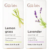 Gya Labs Lemongrass Essential Oil For Diffuser & Lavender Essential Oil For Diffuser Set - Aromatherapy Grade Essential Oils Set - 2X0.34 Fl Oz - Gya Labs
