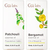 Gya Labs Patchouli Essential Oil For Diffuser & Bergamot Oil For Hair Set - Aromatherapy Grade Essential Oils Set - 2X0.34 Fl Oz - Gya Labs
