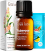 Gya Labs Tuberose Essential Oil For Diffuser & Vanilla Essential Oil For Skin Set - Aromatherapy Grade Essential Oils Set - 2X0.34 Fl Oz - Gya Labs