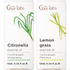 Gya Labs Citronella Essential Oil For Diffuser 0.34 Fl Oz Premium Grade Essential Oils For Diffuser Aromatherapy Hair Care Skin Care Body Massage & Diy Candle Making Scents