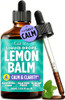 Gya Labs Lemon Balm Drops - Alcohol Free Lemon Balm Tincture Extract Liquid Drops For Digestion & Relaxation - Mix In Tea Coffee & More - 1 Fl Oz 42 Servings Non-Gmo