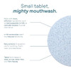 Huppy Mouthwash Tablets With Nano Hydroxyapatite - Refreshes Breath And Remineralizes Teeth - Hydroxyapatite Tabs Perfect For Travel - Nanohydroxyapatite Mouthwash 124Ct Cool Mint Flavor