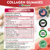 Ingreens Collagen Peptides Gummies For Women - 5000Mg Hydrolyzed Marine Collagen Sugar Free With Type IIiIii & Biotin 90 Count