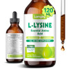 Lamginy L-Lysine 1000Mg Supplement Liposomal Lysine Liquid Drops For Adults Essential Amino Acid - Immune Support Skin & Lip Health Collagen Synthesis Vegan Non-Gmo & Gluten-Free 4 Fl Oz