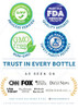 Lunakai Usa Made Moringa & Candidex Shield Capsules Bundle 6-In-1 & 11-In-1 Daily Blend 60 Non-Gmo Capsules Each