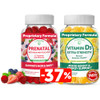 Lunakai Prenatal And Vitamin D3 Gummies Bundle - Pregnancy Multivitamin Gummy With Iron & Folic Acid - Immunity Bone And Mood Support Supplement For Adults