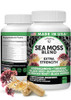 Lunakai Usa Made Irish Sea Moss Capsules With Black Seed Oil Ashwagandha Burdock Root & Bladderwrack 60Ct