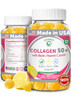 Lunakai Usa Made Collagen Gummies For Women & Men Over 50 Biotin & Vitamin C Supports Skin Elasticity Hair & Nail Strength Joint Support 60Ct