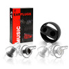 Lysian High Fidelity Ear Plugs For Concert- Ergonomic Fit Reusable Noise Reduction Earplugs For Musicians Motorcycle Music Festival Games Djs Drumline 2 Pairs Pack