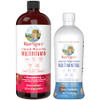 Maryruth'S Liquid Morning Multivitamin Raspberry (32Oz) & Liquid Nighttime Multimineral Coconut (15.22Oz) Sugar-Free No Melatonin Vegan Non-Gmo Supports Sleep Beauty And Overall Health