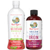Maryruth'S Liquid Morning Multivitamin (Strawberry) & Iron Liquid (Berry) Clean Label Project Verified Vitamins For Energy Immunity & Overall Health Vegan Non-Gmo Gluten Free