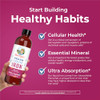 Maryruth'S Maryruth'S Liquid Morning Multivitamin Hair Growth (Peach Mango 15.22Oz) & Iron Liquid (Berry) Clean Label Project Verified Beauty Immunity & Overall Health Vegan Non-Gmo