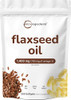 Micro Ingredients Flaxseed Oil 1400Mg 300 Liquid Softgels Flaxseed Oil Supplement With Omega 3 6 & 9 Fatty Acids Dha & Alpha Linolenic Acid (Ala) Fish Free Omega Source Non-Gmo