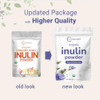Micro Ingredients Organic Inulin Fiber Powder 2Lb Natural Prebiotic To Support Digestive & Gut Health Soluble Easily Digestible Unflavored Vegan