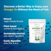 Micro Ingredients Vegan Omega 3 Algae Oil 240 Veggie Softgels Fish Oil Alternative Dha 500Mg & Dpa 100Mg Carrageenan Free Plant-Based Omega 3 With Flaxseed & Ala Lemon Flavored