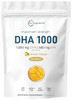 Micro Ingredients Omega 3 Fish Oil Dha Supplements 1000Mg With Epa 500Mg 200 Softgels Lemon Flavored Burpless (Enteric Coated) Deep Sea Fresh Fish Wild Caught From Norwegian Waters Mercury Free