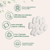 Micro Ingredients Calcium 1200Mg With Vitamin D3 & K2 300 Tablets Calcium Supplements For Women & Men Mineral Complex Support Bone Teeth Colon & Cardiovascular Health Non-Gmo Gluten-Free