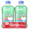 Mr. Clean Liquid All Purpose Multi-Surface Cleaner Meadows And Rain With Febreze Freshness - 45 Ounce Each Bottle (Pack Of 2) (Total 90 Fl Oz)