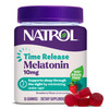 Natrol 10 Mg Melatonin Gummies Time Release Sleep Gummies For Adults Minimize Wake Ups Strawberry-Flavored 35 Count 35 Day Supply