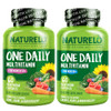Naturelo One Daily Multivitamin For Men 50 60 Capsules And One Daily Multivitamin For Women 50 (Iron Free) 60 Capsules Bundle 2 Month Supply