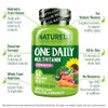 Naturelo One Daily Multivitamin For Women 50 (Iron Free) 60 Capsules Calcium Supplement For Bone Strength 120 Capsules Bundle