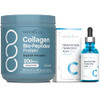 Neocell Beauty Bundle For Women Collagen Bio-Peptides Powder Niacinamide Hyaluronic Acid Serum Inside And Out Set