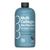 Neocell Liquid Multi Collagen Peptides 16 Fl Oz Protein Plus Biotin 10 Types Of Advanced Collagen Superior Absorption Fruit Punch Flavor For Women And Men
