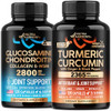 Nutraharmony Glucosamine Chondroitin & Turmeric Curcumin Capsules