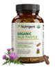 Nutrigent Usda Organic Milk Thistle Supplement Silymarin Supplement 280 Mg Liquid Organic Capsules Liver Health & Detox Support Non-Gmo 60 Count