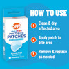 Off Post-Bug Bite Itch Relief Patches For Adults & Kids Anti-Itch Hydrocolloid Soothing Patches Latex Free 20 Count