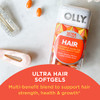 Olly Ultra Strength Hair Softgels Supports Hair Health Biotin Keratin & Metabolism Gummy Rings Apple Cider Vinegar Vitamin B12 Chromium