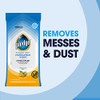 Pledge Multisurface Cleaning Wipes Ph Balanced Fresh Citrus 25 Count (Pack Of 4 100 Total Wipes)