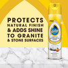Pledge Granite & Stone Cleaner Expert Care Aerosol Orange Scent 9.7 Oz