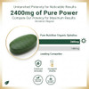 Pure Nutrition Organic Spirulina 2400Mg Per Serving 180 Veg Tablets Spirulina Powder Organic Tablets Supports Healthy Skin & Boost Immunity Non Gmo