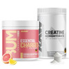 Raw Nutrition Creatine Monohydrate & Citrus Grapefruit Pre-Workout Powder Bundle