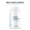 Revive Md Daily Greens Supplement For Men & Women - Superfood & Antioxidant Blend W/Digestive Enzymes Prebiotics & Probiotics For Immune Support Digestive & Gut Health - 180 Capsules (60 Servings)